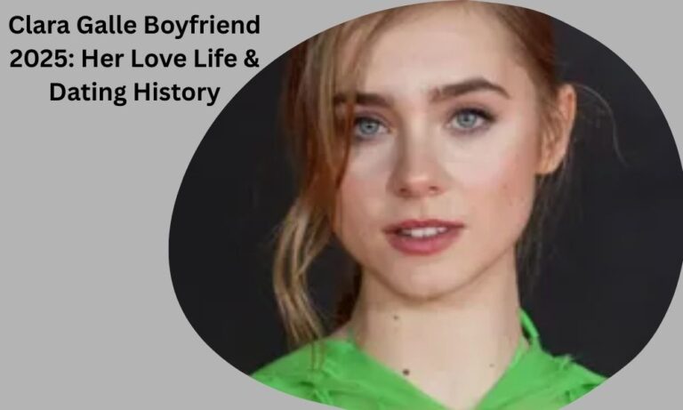 Clara Galle's boyfriend in 2025 is actor Nuno Gallego, her co-star from the Netflix series Olympo, with whom she lives