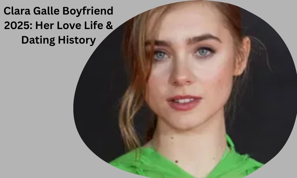 Clara Galle's boyfriend in 2025 is actor Nuno Gallego, her co-star from the Netflix series Olympo, with whom she lives