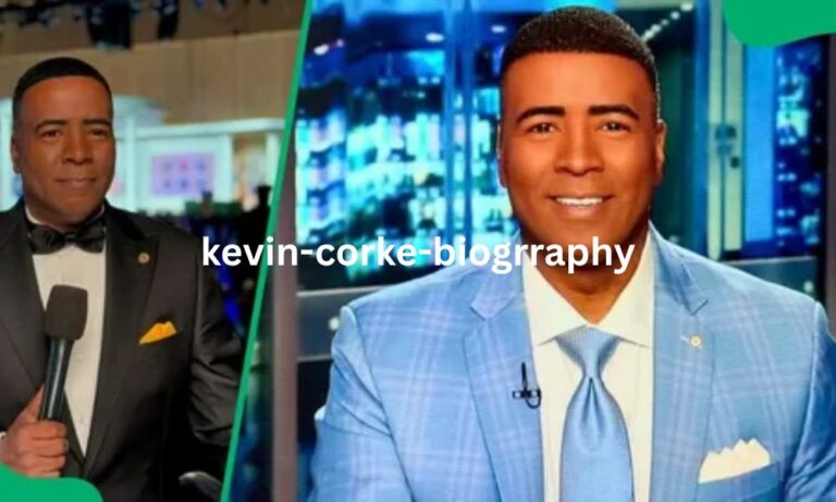 Kevin Corke, Fox News White House correspondent, with his wife Lara Corke at a formal event. They have been married since 2003.