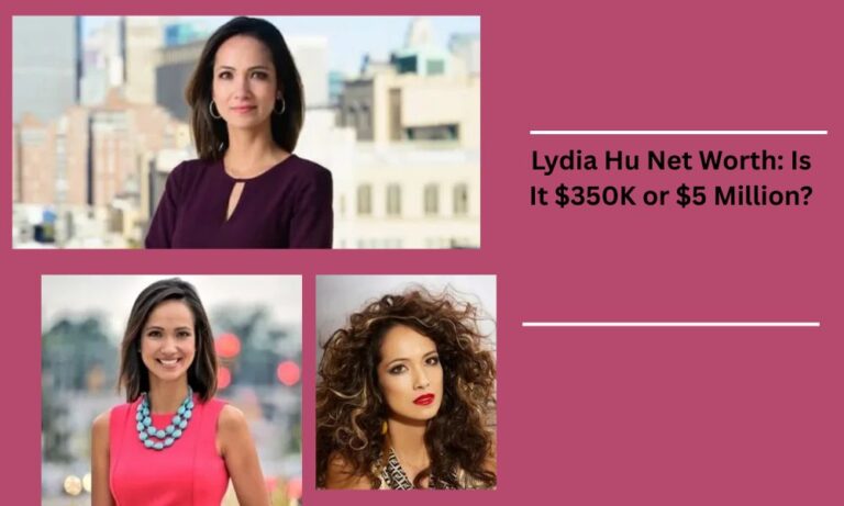 estimates for Lydia Hu's net worth: $350,000 or $5 million . The $5M figure is likely speculative.