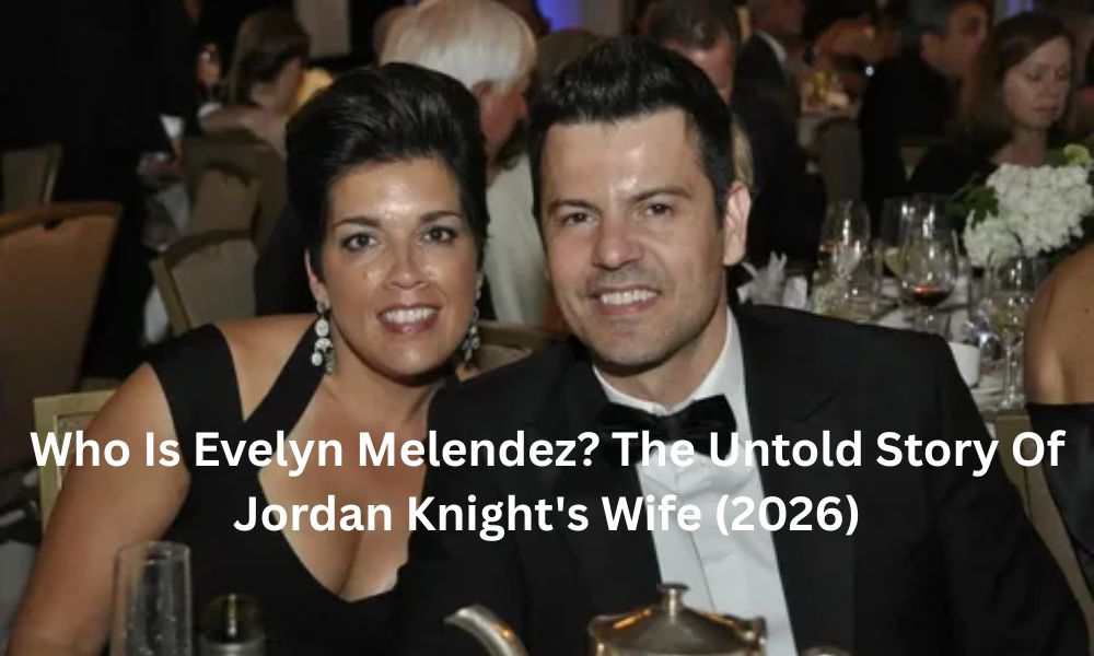 Evelyn Melendez, born May 17, 1970, is Jordan Knight's wife since 2004 and a former model for Versace and Vogue