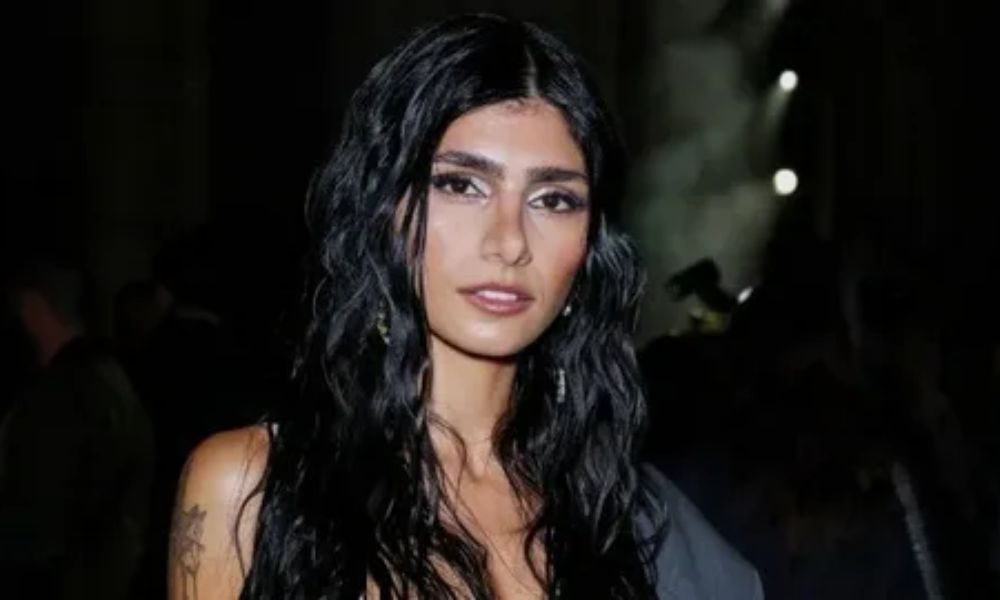 Mia Khalifa sports broadcaster and social media personality known for her outspoken online presence and advocacy work.