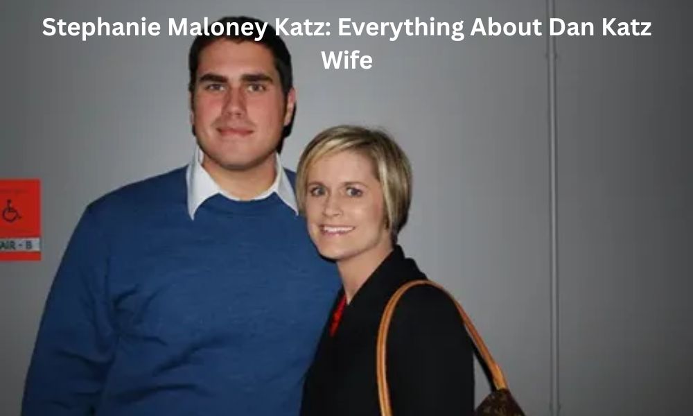 Dan Katz and his wife Stephanie Maloney Katz attending a private family event together.